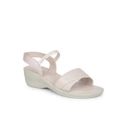Bata Women's White Sling Back Sandals-picture-47