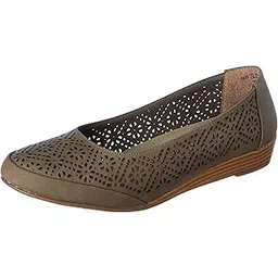 bata comfit Women EDOLIE Ballerinas, Grey, (6512774)-picture-30