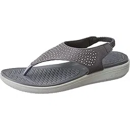 bata comfit Women Sandals - Grey (4 UK)-picture-13