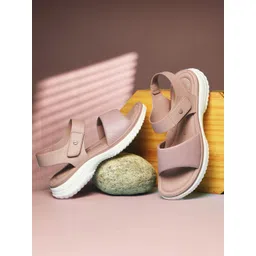 Bata comfit Women Textured Open Toe Platform Heels Sandals-image-33