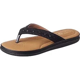 bata comfit Women's DIAMONTE E Slippers (6716542_BLACK_4 UK)-picture-14