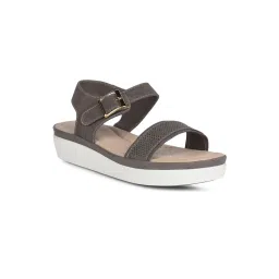 Bata Comfit Womens Grey Comfit Ankle Strap Platform Sandals-picture-20