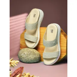 Bata Comfit Women's Platform Sandals-Beige image 1