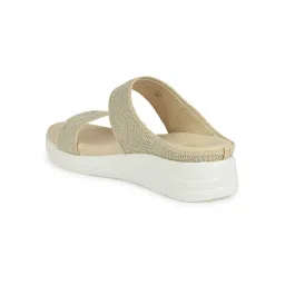 Bata Comfit Women's Platform Sandals-Beige image 3