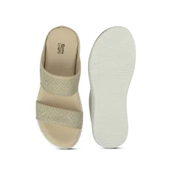 Bata Comfit Women's Platform Sandals-Beige image 4