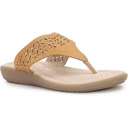 Womens BRITANY THONG Sandals, Brown, (6713747)-image-33