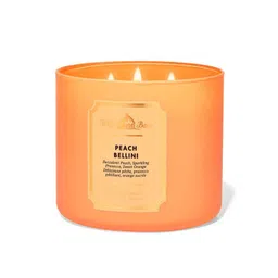 Bath & Body Works Peach Bellini Scented 3-Wick Candle - 411g-picture-20