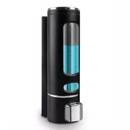 Black 400 ML Plastic Liquid Soap Dispenser By Bath Guru-picture-13