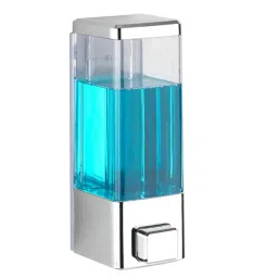 Chrome 350 ML Plastic Liquid Soap Dispenser By Bath Guru-picture-15