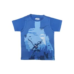 Batman Boys Blue Printed Round Neck T-shirt-picture-16