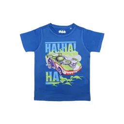 Batman Boys Blue Printed Round Neck T-shirt-picture-25