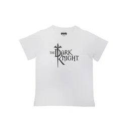 Batman Boys White Typography Printed Casual T-shirt-picture-20