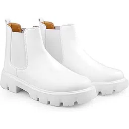 baxxico Men's Faux Leather Material Formal Slip-On Chelsea Ankel Shoes-picture-45