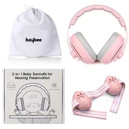 baybee 2 in 1 Noise Cancelling Ear Muffs for Kids Ear Muff Protector for Baby Sleeping Ear Muff-picture-13