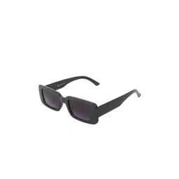 BAYBERRY Unisex Black Lens & Black Rectangle Sunglasses with-picture-26