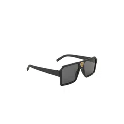 BAYBERRY Unisex Black Lens & Black Square Sunglasses with-picture-40