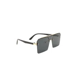 BAYBERRY Unisex Black Lens & Black Square Sunglasses with-picture-38
