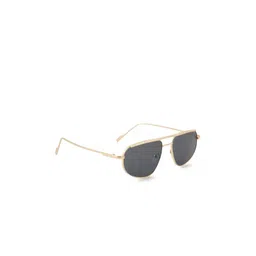 BAYBERRY Unisex Black Lens & Gold-Toned Square Sunglasses with-picture-16