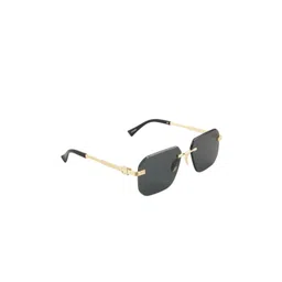 BAYBERRY Unisex Black Lens & Gold-Toned Square Sunglasses with-picture-33