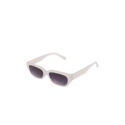 BAYBERRY Unisex Black Lens & White Oval Sunglasses with DS 1164-picture-21