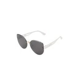 BAYBERRY Unisex Black Lens & White Oversized Sunglasses with-picture-22