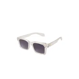 BAYBERRY Unisex Black Lens & White Square Sunglasses with-picture-14