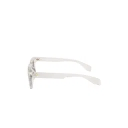 BAYBERRY Unisex Black Lens & White Square Sunglasses with image 3