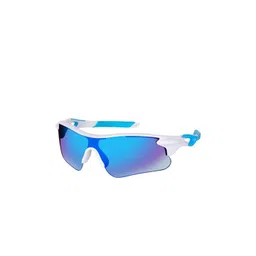 BAYBERRY Unisex Blue Lens & Blue Rectangle Sunglasses with-picture-39