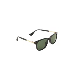 BAYBERRY Unisex Green Lens & Gold-Toned Square Sunglasses with-picture-29