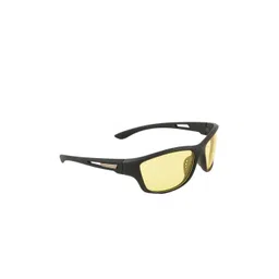 BAYBERRY Unisex Yellow Lens & Black Square Sunglasses with-picture-23