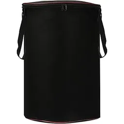 BB BACKBENCHERS Heavy Duty Laundry Basket, Large Clothes Storage Hamper for Blankets, Dorm, Apartment, Laundromat, Black-picture-30