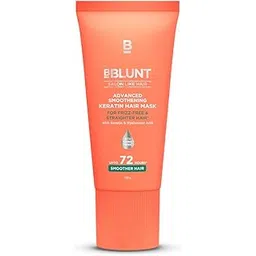 BBLUNT Advanced Smoothening Hair Mask with Keratin & Hyaluronic Acid - 150 g | Makes Hair Frizz-Free & Straight | Deeply Nourishes | Adds Spectacular Shine-picture-43