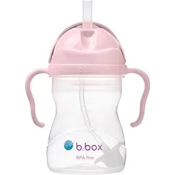 b.Box Weighted Straw Sippy Cup 240ml Blush Light Pink-picture-25
