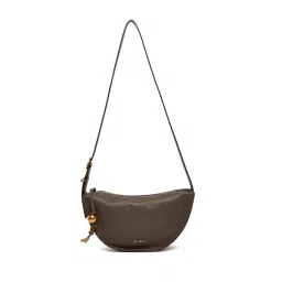 BCBG Brown Crossbody Bag with Logo Detail-picture-31