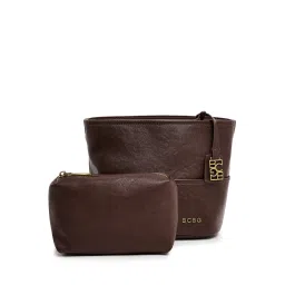 BCBG Brown Logo Detail Crossbody Bag with Pouch-picture-29