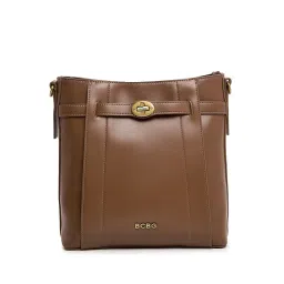 BCBG Brown Logo Detail Shoulder Bag-picture-30