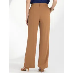 B.Copenhagen Women Loose Fit Parallel Trousers image 5
