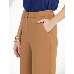 B.Copenhagen Women Loose Fit Parallel Trousers image 2