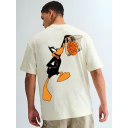 BDSQUARE Graphic Printed Drop-Shoulder Sleeves Oversized Cotton T-shirt-picture-38