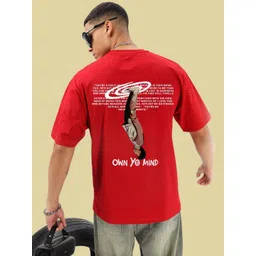 BDSQUARE Men Graphic Printed Round Neck Cotton Oversized T-shirt-picture-21