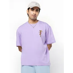 BDSQUARE Men Graphic Printed Round Neck Cotton Oversized T-shirt-picture-39