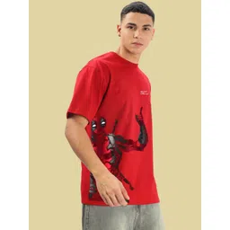BDSQUARE Men Printed Applique T-shirt image 2