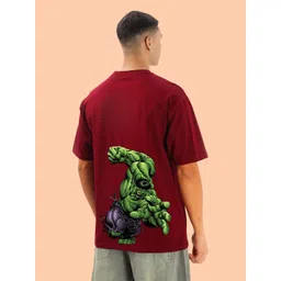 BDSQUARE Men Printed Extended Sleeves Applique T-shirt-picture-36