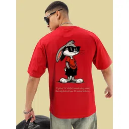 BDSQUARE Men Printed Extended Sleeves Applique T-shirt-picture-34