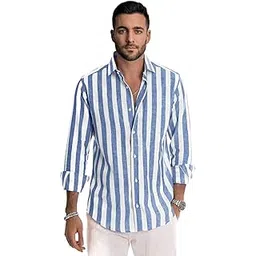 be active Men's Casual Shirts|| Linen Cotton Lining Shirts for Men|| Stylish Full Sleeves Cotton Shirt for Men-picture-15