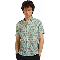 be active Men's Croset Hole Textured Half Sleeve Casual Shirt || Textured Charm || Casual Comfort || Timeless Style-picture-18