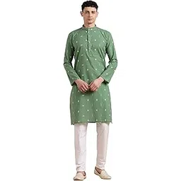 be active Men's Kurta || Mandarin Collar Long Sleeves || Long Kurta for Men || for Festival || Function || Occasion Wear Fancy Kurta for || Straight Full Length Kurtas-picture-15