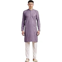 be active Men's Kurta || Mandarin Collar Long Sleeves || Long Kurta for Men || for Festival || Function || Occasion Wear Fancy Kurta for || Straight Full Length Kurtas-picture-21