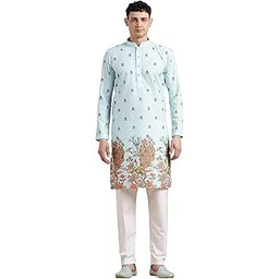 be active Men's Kurta || Mandarin Collar Long Sleeves || Long Kurta for Men || for Festival || Function || Occasion Wear Fancy Kurta for || Straight Full Length Kurtas-picture-24