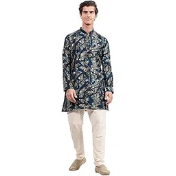be active Men's Kurta || Mandarin Collar Long Sleeves || Long Kurta for Men || for Festival || Function || Occasion Wear Fancy Kurta for || Straight Full Length Kurtas-picture-28